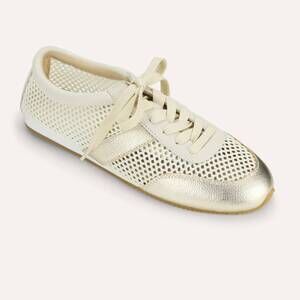 NEW YOSI SAMRA women's kiah sneaker in cream/gold